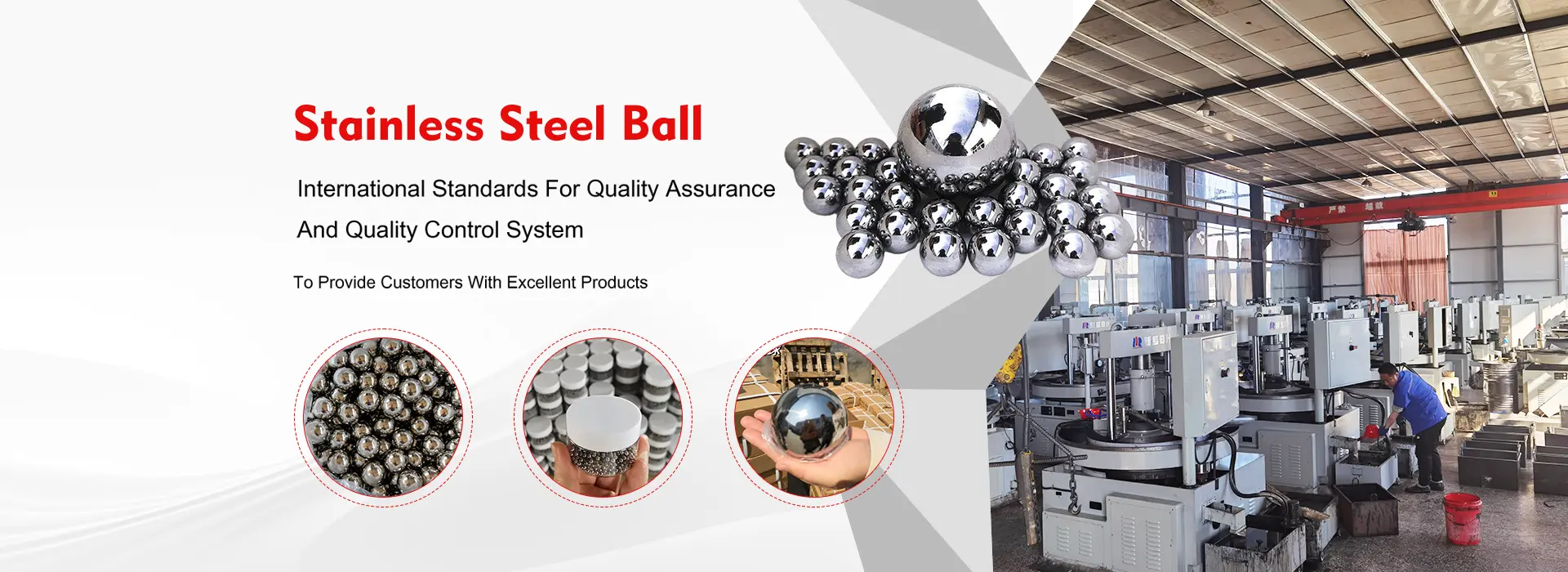 Sfere in acciaio inossidabile di alta qualità